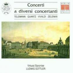 VIRTUOSI SAXONIAE LUDWIG GUTTLER Concerti A Diversi Concertanti Фирменный CD VIRTUOSI SAXONIAE LUDWIG GUTTLER Concerti A Diversi Concertanti Фирменный CD