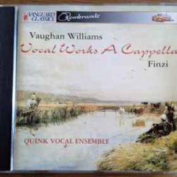 RALPH VAUGHAN WILLIAMS Vocal Works A Cappella Фирменный CD RALPH VAUGHAN WILLIAMS Vocal Works A Cappella Фирменный CD