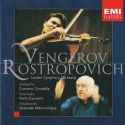 VENGEROV ROSTROPOVICH Concerto Cantabile / Violin Concerto / Sérénade Mélancolique Фирменный CD VENGEROV ROSTROPOVICH Concerto Cantabile / Violin Concerto / Sérénade Mélancolique Фирменный CD