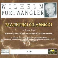 WILHELM FURTWANGLER Maestro Classico Volume Five Фирменный CD WILHELM FURTWANGLER Maestro Classico Volume Five Фирменный CD