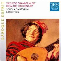 SCHOLA CANTORUM BASILIENSIS Virtuoso Chamber Music From The 16th Century Фирменный CD SCHOLA CANTORUM BASILIENSIS Virtuoso Chamber Music From The 16th Century Фирменный CD