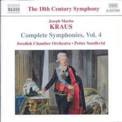 KRAUS Complete Symphonies, Vol. 4 Фирменный CD KRAUS Complete Symphonies, Vol. 4 Фирменный CD