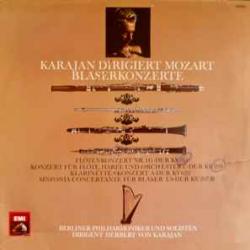 Mozart - Herbert von Karajan, Berliner Philharmoniker Karajan Dirigiert Mozart Bläserkonzerte Виниловая пластинка Mozart - Herbert von Karajan, Berliner Philharmoniker Karajan Dirigiert Mozart Bläserkonzerte Виниловая пластинка