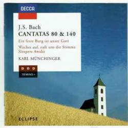 BACH Cantatas No. 80 "Ein' Feste Burg Ist Unser Gott" / No. 140 "Wachet Auf, Ruft Uns Die Stimme" Фирменный CD BACH Cantatas No. 80 "Ein' Feste Burg Ist Unser Gott" / No. 140 "Wachet Auf, Ruft Uns Die Stimme" Фирменный CD