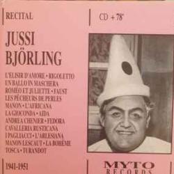 JUSSI BJORLING RECITAL, 1941-1951 Фирменный CD JUSSI BJORLING RECITAL, 1941-1951 Фирменный CD