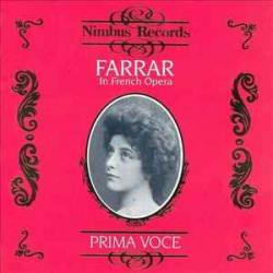 GERALDINE FARRAR FARRAR IN FRENCH OPERA Фирменный CD GERALDINE FARRAR FARRAR IN FRENCH OPERA Фирменный CD