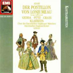 ADOLPHE ADAM Der Postillon Von Lonjumeau (Großer Querschnitt) Фирменный CD ADOLPHE ADAM Der Postillon Von Lonjumeau (Großer Querschnitt) Фирменный CD