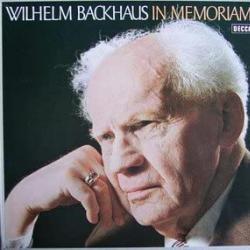 Wilhelm Backhaus Wilhelm Backhaus In Memoriam LP-BOX Wilhelm Backhaus Wilhelm Backhaus In Memoriam LP-BOX
