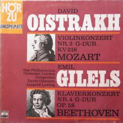 Beethoven, Mozart, Emil Gilels, David Oistrakh Piano Concerto No. 4, Violin Concerto No. 3 Виниловая пластинка Beethoven, Mozart, Emil Gilels, David Oistrakh Piano Concerto No. 4, Violin Concerto No. 3 Виниловая пластинка