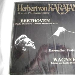 Beethoven, Wagner, Herbert von Karajan Tristan Und Isolde / Fidelio, Leonore Виниловая пластинка Beethoven, Wagner, Herbert von Karajan Tristan Und Isolde / Fidelio, Leonore Виниловая пластинка