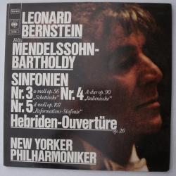 Felix Mendelssohn-Bartholdy, Leonard Bernstein, New York Philharmonic Leonard Bernstein Conducts The Great Mendelssohn Symphonies Виниловая пластинка Felix Mendelssohn-Bartholdy, Leonard Bernstein, New York Philharmonic Leonard Bernstein Conducts The Great Mendelssohn Symphonies Виниловая пластинка