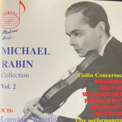 MICHAEL RABIN Collection Vol.2 . Violin Concertos (Live Performances) Фирменный CD MICHAEL RABIN Collection Vol.2 . Violin Concertos (Live Performances) Фирменный CD