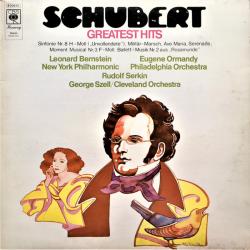 SCHUBERT SCHUBERT'S GREATEST HITS Виниловая пластинка SCHUBERT SCHUBERT'S GREATEST HITS Виниловая пластинка