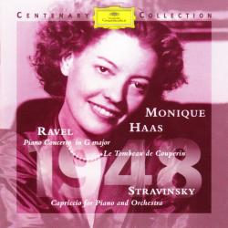MONIQUE HAAS Ravel: Piano Concerto in G Major - Le Tombeau De Couperin / Stravinsky: Capriccio Фирменный CD MONIQUE HAAS Ravel: Piano Concerto in G Major - Le Tombeau De Couperin / Stravinsky: Capriccio Фирменный CD