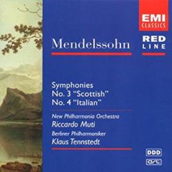 MENDELSSOHN Symphonies No. 3 "Scottish", No. 4 "Italian" Фирменный CD MENDELSSOHN Symphonies No. 3 "Scottish", No. 4 "Italian" Фирменный CD