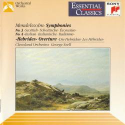 MENDELSSOHN Symphonies No. 3 "Scottish" No. 4 "Italian" "Hebrides" Overture Фирменный CD MENDELSSOHN Symphonies No. 3 "Scottish" No. 4 "Italian" "Hebrides" Overture Фирменный CD