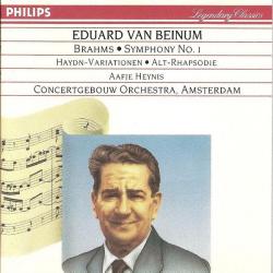Brahms – Eduard van Beinum Symphony No. 1 • Haydn-Variationen • Alt-Rhapsodie Фирменный CD Brahms – Eduard van Beinum Symphony No. 1 • Haydn-Variationen • Alt-Rhapsodie Фирменный CD