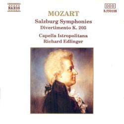 MOZART Salzburg Symphonies / Divertimento K. 205 Фирменный CD MOZART Salzburg Symphonies / Divertimento K. 205 Фирменный CD
