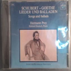 Schubert - Goethe / Hermann Prey, Helmut Deutsch Songs And Ballads Фирменный CD Schubert - Goethe / Hermann Prey, Helmut Deutsch Songs And Ballads Фирменный CD