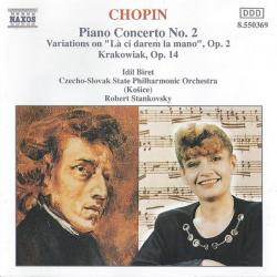 Chopin, Idil Biret, Czecho-Slovak State Philharmonic Orchestra (Košice), Robert Stankovsky Piano Concerto No. 2 / Variations On "Là Ci Darem La Mano", Op. 2 / Krakowiak, Op. 14 Фирменный CD Chopin, Idil Biret, Czecho-Slovak State Philharmonic Orchestra (Košice), Robert Stankovsky Piano Concerto No. 2 / Variations On "Là Ci Darem La Mano", Op. 2 / Krakowiak, Op. 14 Фирменный CD