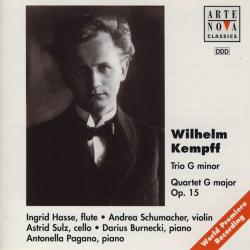 WILHELM KEMPFF Trio G Minor / Quartet G Major Op. 15 Фирменный CD WILHELM KEMPFF Trio G Minor / Quartet G Major Op. 15 Фирменный CD