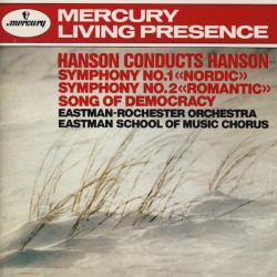 HOWARD HANSON Hanson Conducts Hanson: Symphony No.1 «Nordic» / Symphony No.2 «Romantic» / Song Of Democracy Фирменный CD HOWARD HANSON Hanson Conducts Hanson: Symphony No.1 «Nordic» / Symphony No.2 «Romantic» / Song Of Democracy Фирменный CD