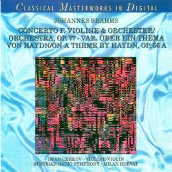 BRAHMS Concerto F. Violine & Orchester / Orchestra, Op. 77 Uber Ein Thema Von Haydn / On A Theme By Haydn, Op. 56 A Фирменный CD BRAHMS Concerto F. Violine & Orchester / Orchestra, Op. 77 Uber Ein Thema Von Haydn / On A Theme By Haydn, Op. 56 A Фирменный CD
