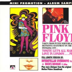 PINK FLOYD Mini Promotion Album Sampler From Tonite Let's All Make Love In London ... Plus Фирменный CD PINK FLOYD Mini Promotion Album Sampler From Tonite Let's All Make Love In London ... Plus Фирменный CD
