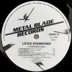 LEGS DIAMOND Town Bad Girl Виниловая пластинка LEGS DIAMOND Town Bad Girl Виниловая пластинка