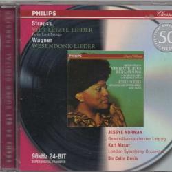 STRAUSS WAGNER Vier Letzte Lieder / Wesendonk-Lieder Фирменный CD STRAUSS WAGNER Vier Letzte Lieder / Wesendonk-Lieder Фирменный CD
