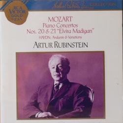 Mozart - Haydn, Arthur Rubinstein Piano Concertos Nos.20 & 21 "Elvira Madigan", Andante & Variations Фирменный CD Mozart - Haydn, Arthur Rubinstein Piano Concertos Nos.20 & 21 "Elvira Madigan", Andante & Variations Фирменный CD