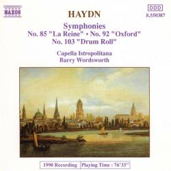 HAYDN Symphonies (No. 85 "La Reine" / No. 92 "Oxford" / No. 103 "Drum Roll") Фирменный CD HAYDN Symphonies (No. 85 "La Reine" / No. 92 "Oxford" / No. 103 "Drum Roll") Фирменный CD