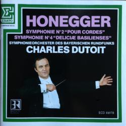 HONEGGER Symphonie N˚ 2 "Pour Cordes" / Symphonie N˚ 4 "Deliciæ Basilienses" Фирменный CD HONEGGER Symphonie N˚ 2 "Pour Cordes" / Symphonie N˚ 4 "Deliciæ Basilienses" Фирменный CD