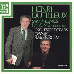 Henri Dutilleux, Orchestre De Paris, Daniel Barenboim Symphonies No° 1 & N° 2 ("Le Double") Фирменный CD Henri Dutilleux, Orchestre De Paris, Daniel Barenboim Symphonies No° 1 & N° 2 ("Le Double") Фирменный CD