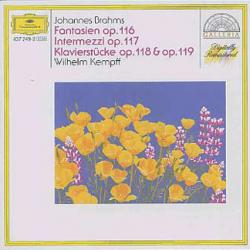 BRAHMS Fantasien Op. 116, Intermezzi Op. 117, Klavierstücke Op. 118 & Op. 119 Фирменный CD BRAHMS Fantasien Op. 116, Intermezzi Op. 117, Klavierstücke Op. 118 & Op. 119 Фирменный CD