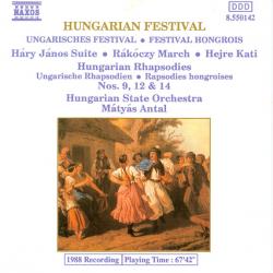 Hungarian State Orchestra, Mátyás Antal Hungarian Festival Фирменный CD Hungarian State Orchestra, Mátyás Antal Hungarian Festival Фирменный CD