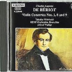 DE BERIOT Violin Concertos Nos. 1, 8 And 9 Фирменный CD DE BERIOT Violin Concertos Nos. 1, 8 And 9 Фирменный CD