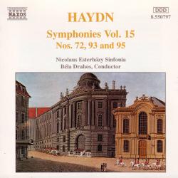 HAYDN Symphonies Vol. 15 (Nos. 72, 93 And 95) Фирменный CD HAYDN Symphonies Vol. 15 (Nos. 72, 93 And 95) Фирменный CD