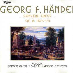 HANDEL Concerti Grossi Op. 6 No's 1-5 Фирменный CD HANDEL Concerti Grossi Op. 6 No's 1-5 Фирменный CD