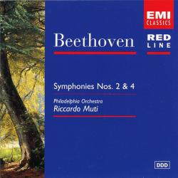 BEETHOVEN Symphonies Nos. 2 & 4 Фирменный CD BEETHOVEN Symphonies Nos. 2 & 4 Фирменный CD