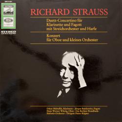 RICHARD STRAUSS Duett-Concertino Für Klarinette Und Fagott Mit Streichorchester Und Harfe / Konzert Für Oboe Und Kleines Orchester Виниловая пластинка RICHARD STRAUSS Duett-Concertino Für Klarinette Und Fagott Mit Streichorchester Und Harfe / Konzert Für Oboe Und Kleines Orchester Виниловая пластинка