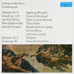 BEETHOVEN Sinfonie Nr. 9 D-moll Op. 125 Mit Schlußchor Über Schillers Ode »An Die Freude« / Sinfonie Nr. 2 D-dur Op. 36 Виниловая пластинка BEETHOVEN Sinfonie Nr. 9 D-moll Op. 125 Mit Schlußchor Über Schillers Ode »An Die Freude« / Sinfonie Nr. 2 D-dur Op. 36 Виниловая пластинка