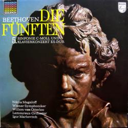 BEETHOVEN Die Fünften (5. Sinfonie C-moll Und Klavierkonzert Es-dur) Виниловая пластинка BEETHOVEN Die Fünften (5. Sinfonie C-moll Und Klavierkonzert Es-dur) Виниловая пластинка