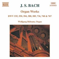 BACH Organ Works BWV 535, 550, 584, 589, 736, 740 & 767 Фирменный CD BACH Organ Works BWV 535, 550, 584, 589, 736, 740 & 767 Фирменный CD