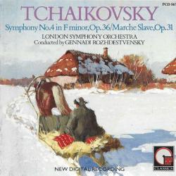 TCHAIKOVSKY Symphony No. 4 In F Minor, Op.36/Marche Slave, Op.31 Фирменный CD TCHAIKOVSKY Symphony No. 4 In F Minor, Op.36/Marche Slave, Op.31 Фирменный CD