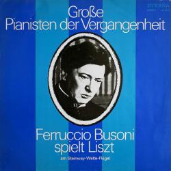 LISZT Ferruccio Busoni Spielt Liszt (Am Steinway-Welte-Flügel) Виниловая пластинка LISZT Ferruccio Busoni Spielt Liszt (Am Steinway-Welte-Flügel) Виниловая пластинка