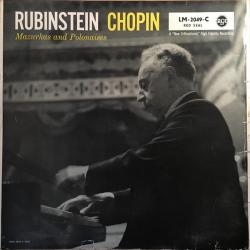 RUBINSTEIN CHOPIN MAZURKAS AND POLONAISES Виниловая пластинка RUBINSTEIN CHOPIN MAZURKAS AND POLONAISES Виниловая пластинка
