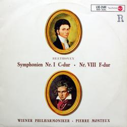 BEETHOVEN Symphonien Nr. I C-Dur · Nr. VIII F-Dur Виниловая пластинка BEETHOVEN Symphonien Nr. I C-Dur · Nr. VIII F-Dur Виниловая пластинка