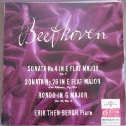 BEETHOVEN Sonata No. 4 In E Flat Major (Op.7), Sonata No. 26 In E Flat Major "Les Adieux" (Op.81a), Rondo In G Major (Op.51 No. 2) Виниловая пластинка BEETHOVEN Sonata No. 4 In E Flat Major (Op.7), Sonata No. 26 In E Flat Major "Les Adieux" (Op.81a), Rondo In G Major (Op.51 No. 2) Виниловая пластинка