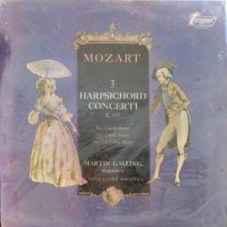 MOZART 3 Harpsichord Concerti K. 107 Виниловая пластинка MOZART 3 Harpsichord Concerti K. 107 Виниловая пластинка